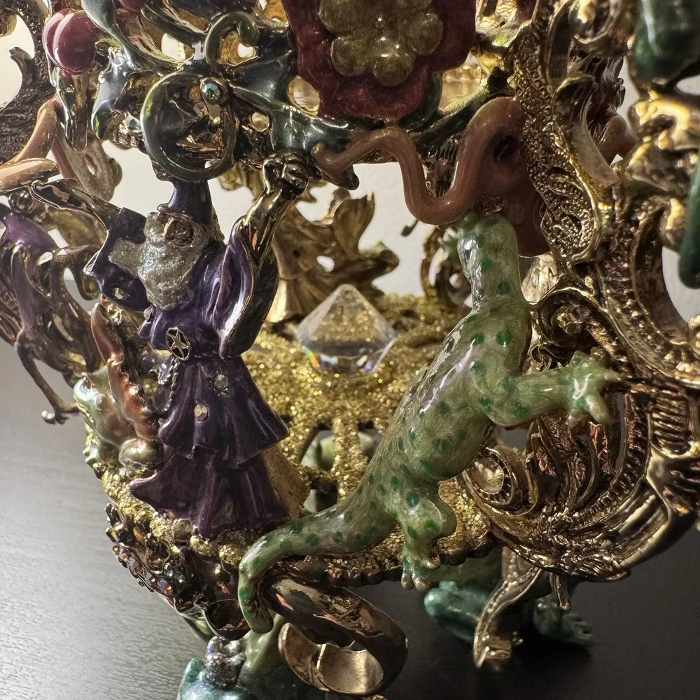 RARE Vintage‎ Kirks Folly Whimsical Wizard Candle Holder